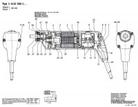 Bosch 0 602 128 001 GR.54 High Frequency Drill Spare Parts